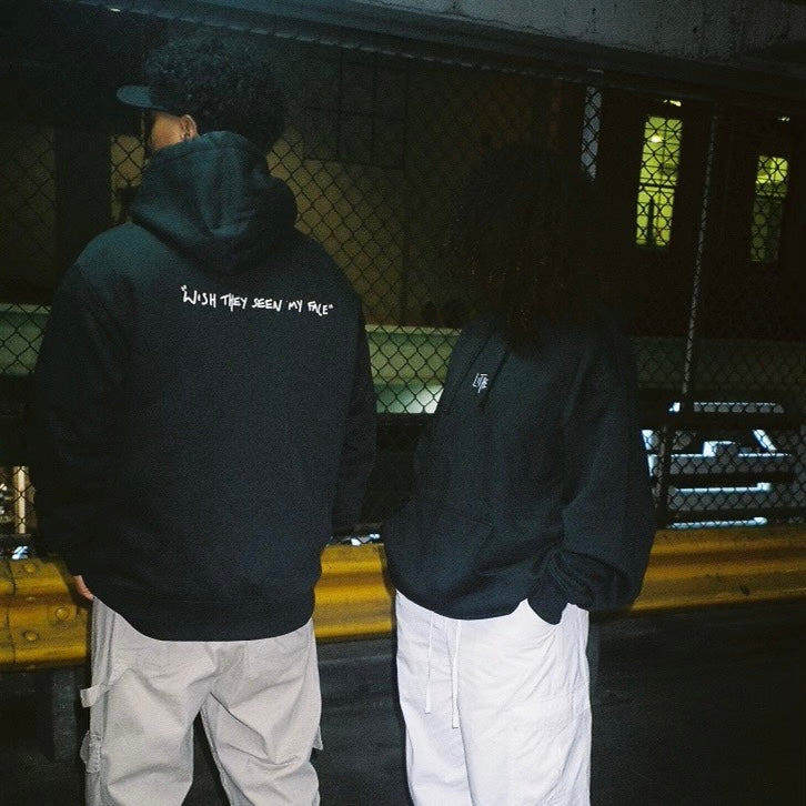 WISH THEY SEEN MY FACE HOODIE - GREEN